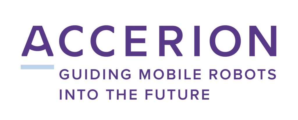 Phoenix Contact Innovation Ventures Accerion Logo, Lila mit Slogan